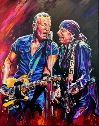 Picture of Bruce Springsteen/Steve Van Zandt "The Boss & Little Steven"