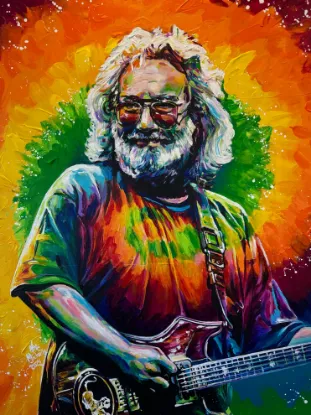 Picture of Jerry Garcia "Captain Trips"