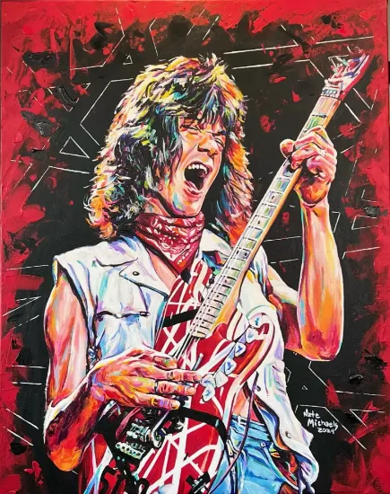 Picture of Eddie Van Halen "Shredder"