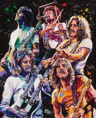 Picture of Eagles "Hotel California 1977"