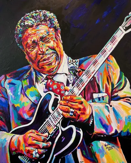 Picture of B.B. King "King of the Blues"