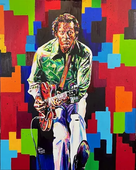 Picture of Chuck Berry "King of the Duck Walk"
