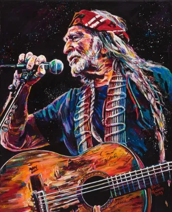 Picture of Willie Nelson "Ambassador to Weedsville"