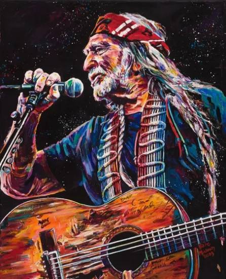 Picture of Willie Nelson "Ambassador to Weedsville"