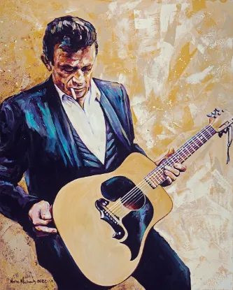Picture of Johnny Cash "The Man in Black"