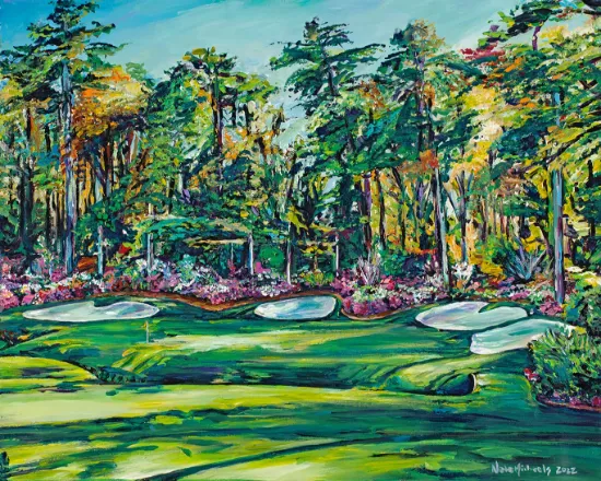 Picture of 13th Hole at Augusta