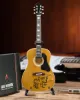 Picture of John Lennon “Give Peace a Chance” Mini Acoustic Guitar Replica - Fab Four