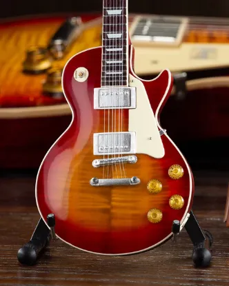 Picture of Gibson 1959 Les Paul Standard Cherry Sunburst 1:4 Scale Mini Guitar Model