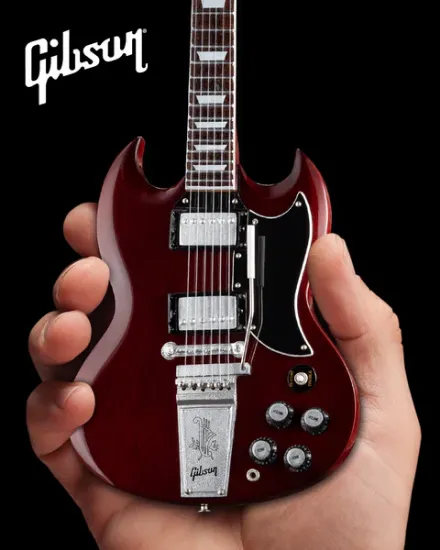 Picture of Gibson 1964 SG Standard Cherry 1:4 Scale Mini Guitar Model