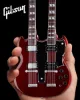 Picture of Gibson SG EDS-1275 Doubleneck Cherry 1:4 Scale Mini Guitar Model Regular price$29.95