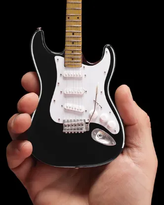 Picture of Black Fender™ Strat™ Classic Miniature Guitar Replica - Officially Licensed