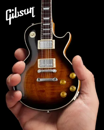 Picture of Gibson Les Paul Traditional Tobacco Burst 1:4 Scale Mini Guitar Model