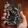 Picture of George Lynch Signature Skull & Bones J.FROG Mini Guitar Replica Collectible - Licensed