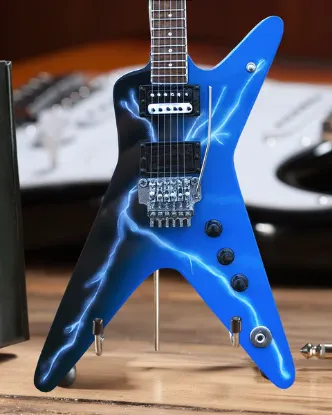 Picture of Dean Dimebag FROM HELL Lightning Bolt Mini Guitar Model