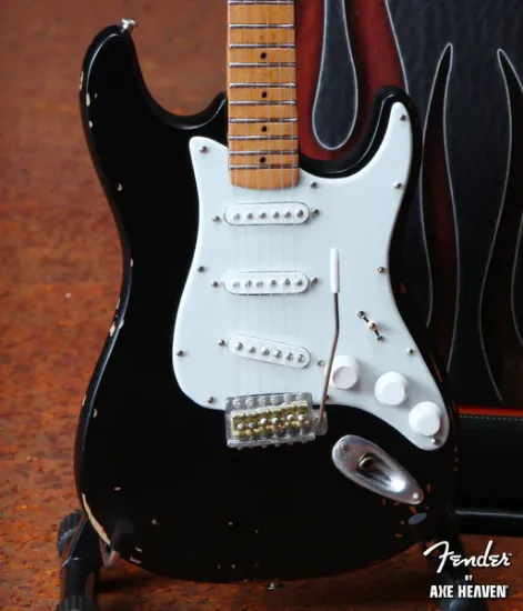 Picture of Eric Clapton Blackie Vintage Fender™ Strat™ Miniature Guitar Replica - Officially Licensed