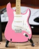 Picture of Pink Fender™ Strat™ Miniature Guitar Replica - Officially Licensed