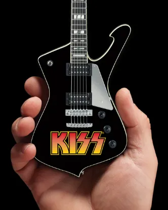 Picture of KISS Logo Paul Stanley Iceman Miniature Guitar Model