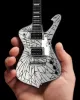 Picture of KISS Paul Stanley Cracked Mirror Iceman Miniature Guitar Model