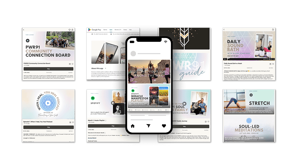 Soul Truth Collective program previews on desktop and phone